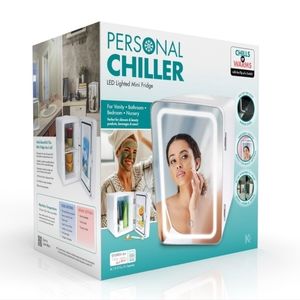 Personal Chiller LED Lighted Mini Fridge